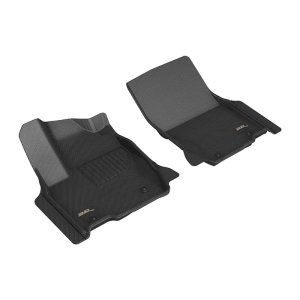 Toyota Land Cruiser Floor Mats - Front - 3D MAXpider - Kagu Series - Black - 2024+